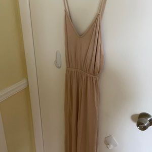 Nude long romper